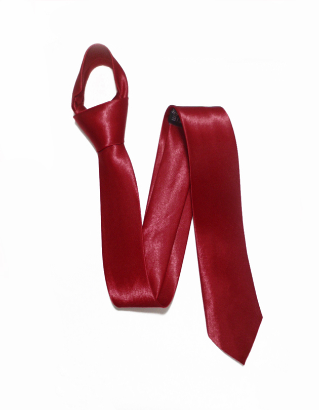 Skinny Tie in Red